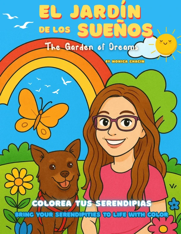 The Garden of Dreams - Bilingual coloring book for kids and adults