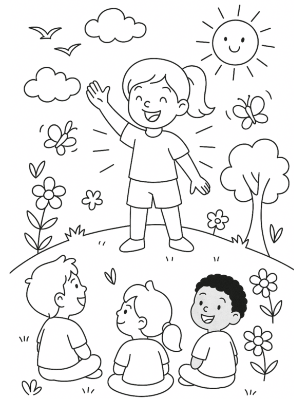 The Garden of Dreams - Bilingual coloring book for kids and adults - Image 4